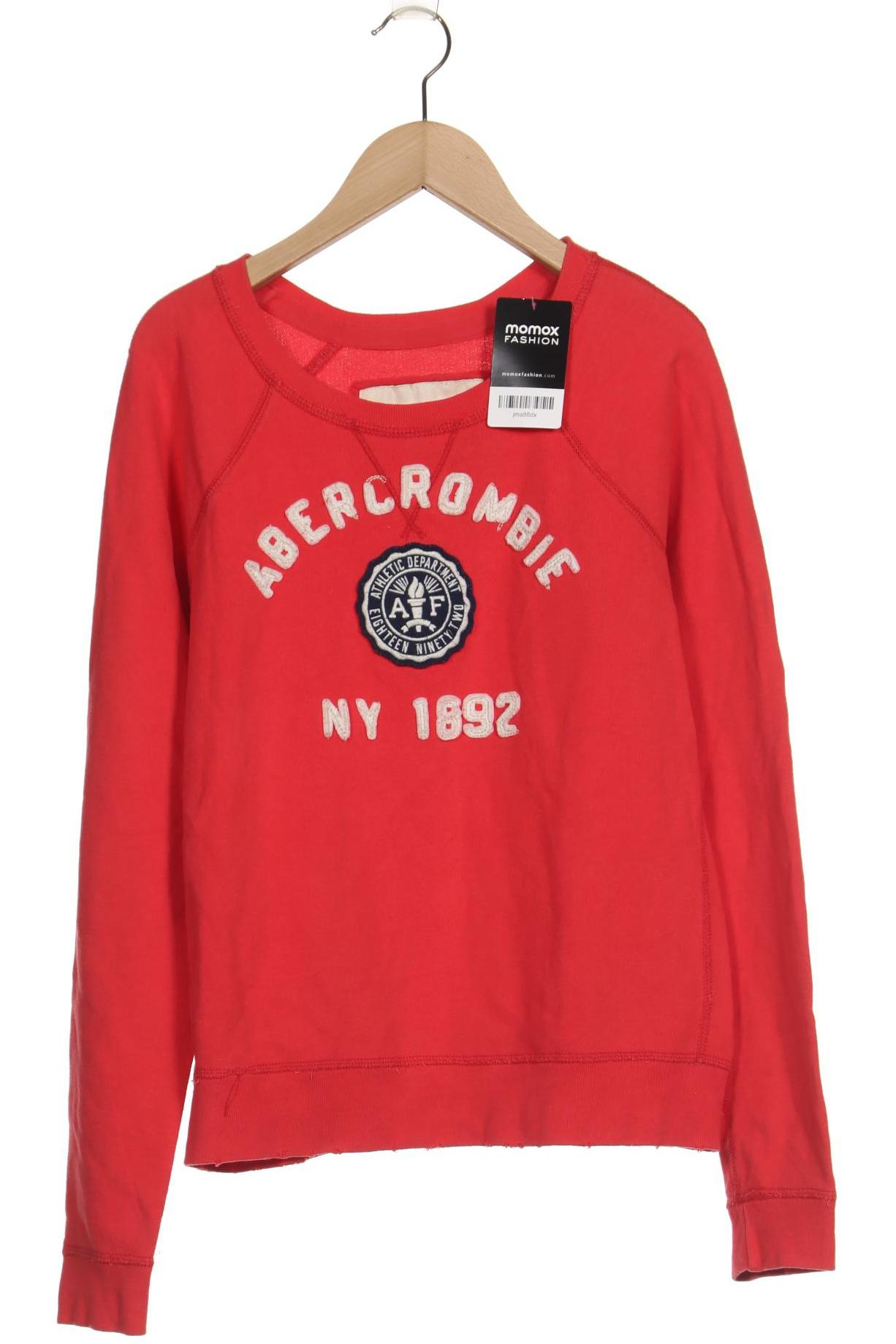 

Abercrombie & Fitch Damen Sweatshirt, rot, Gr. 38