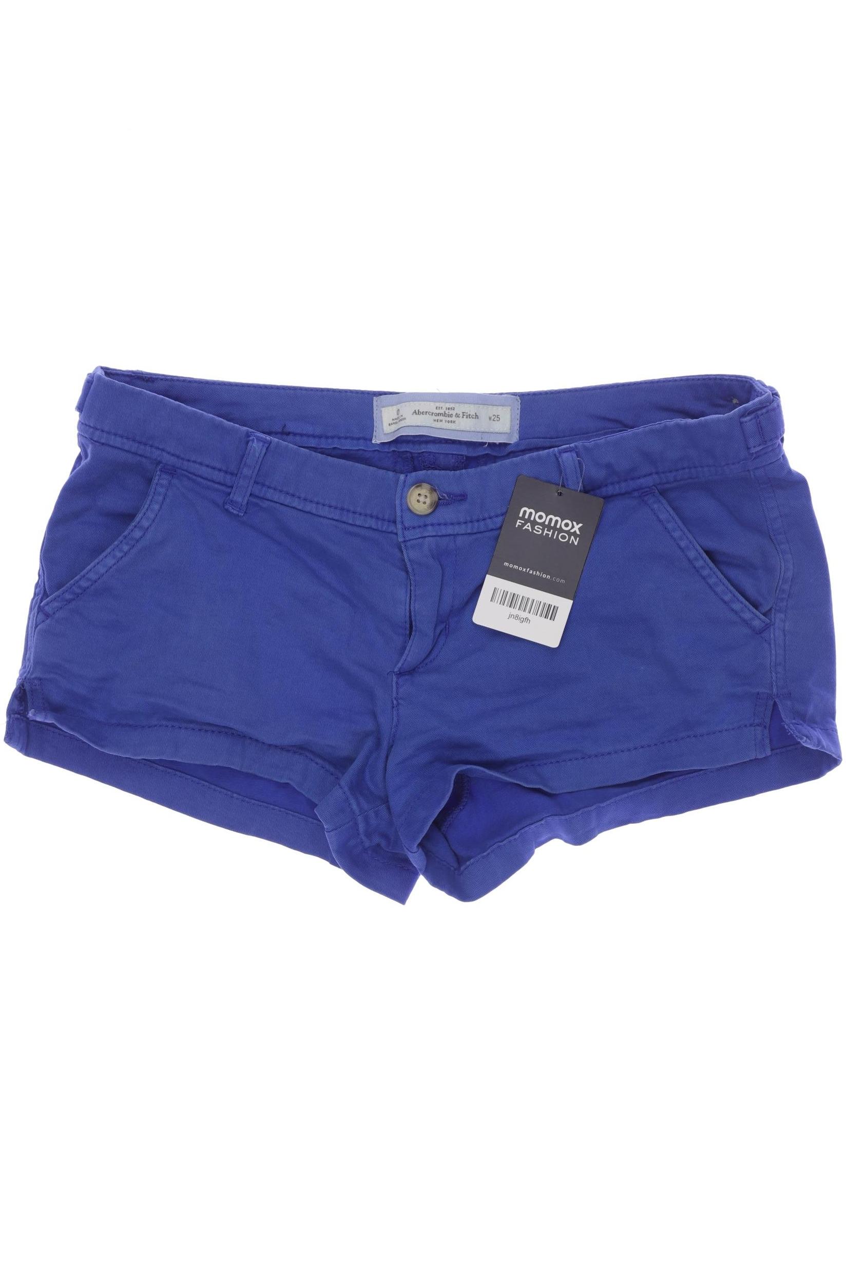 

Abercrombie & Fitch Damen Shorts, blau, Gr. 25
