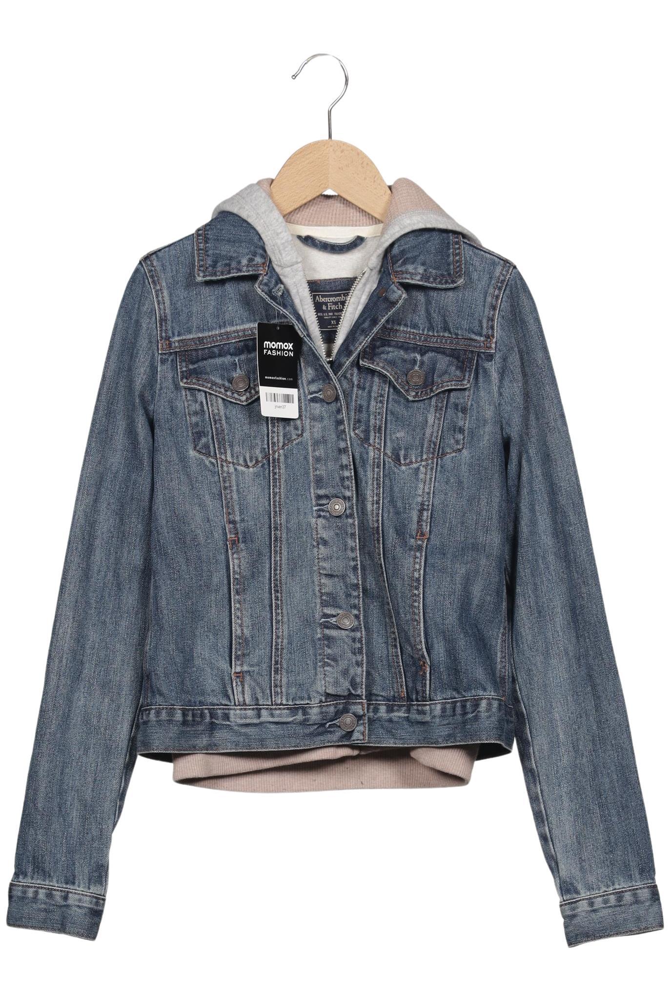 

Abercrombie & Fitch Damen Jacke, blau, Gr. 34
