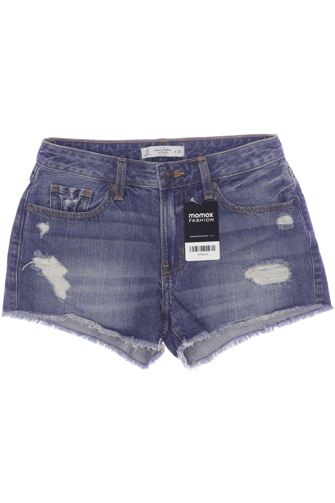 

Abercrombie & Fitch Damen Shorts, blau, Gr. 24