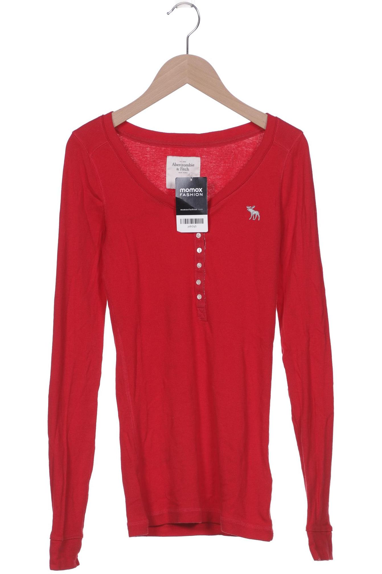 

Abercrombie & Fitch Damen Langarmshirt, rot