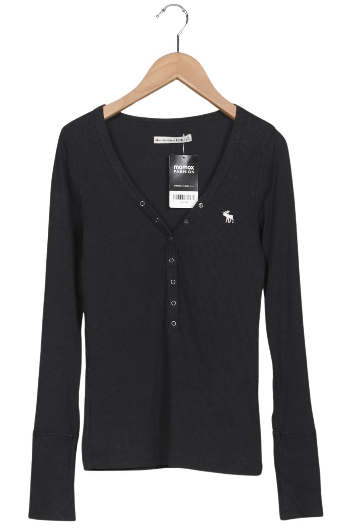 

Abercrombie & Fitch Damen Langarmshirt, schwarz, Gr. 36