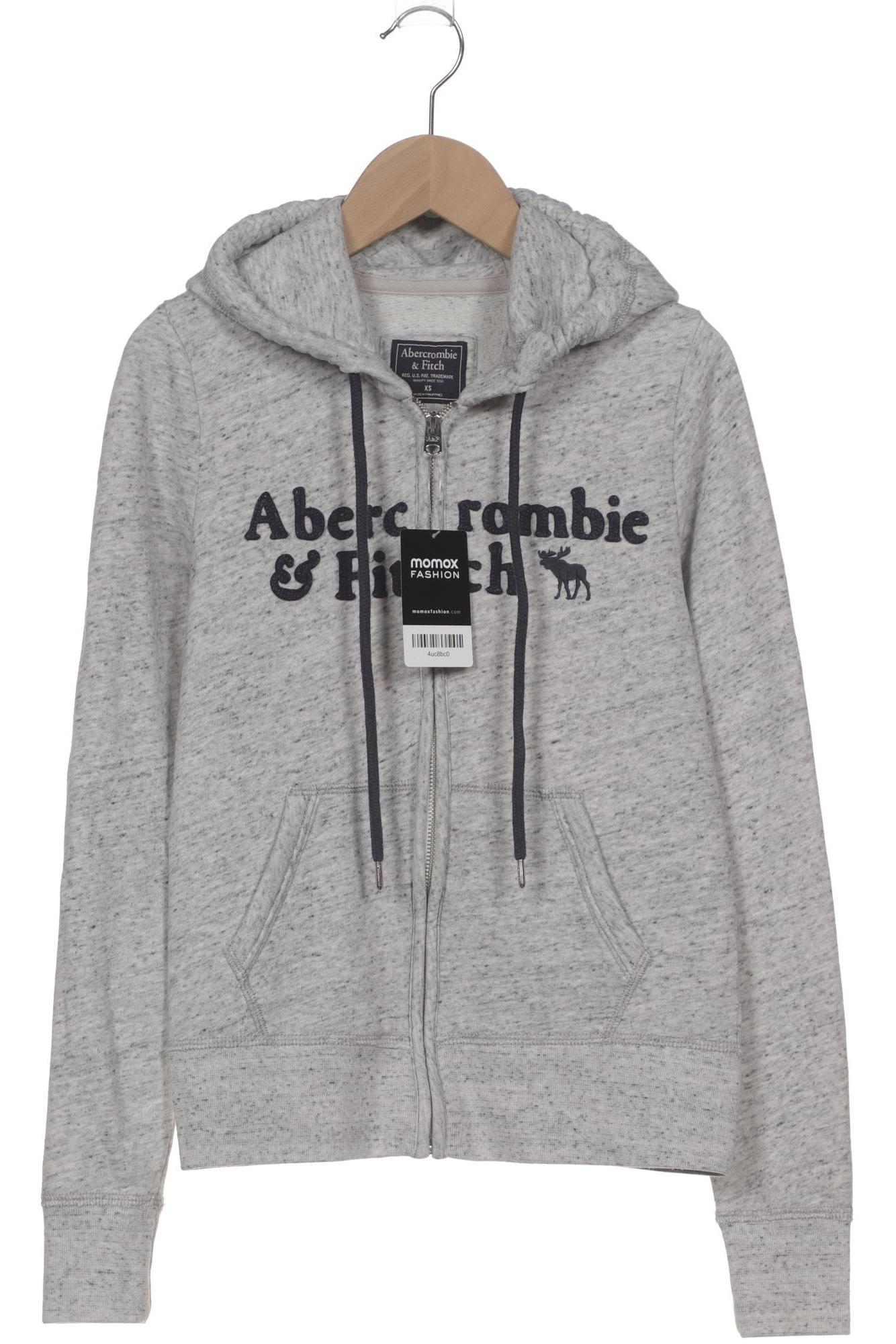 

Abercrombie & Fitch Damen Kapuzenpullover, grau, Gr. 34