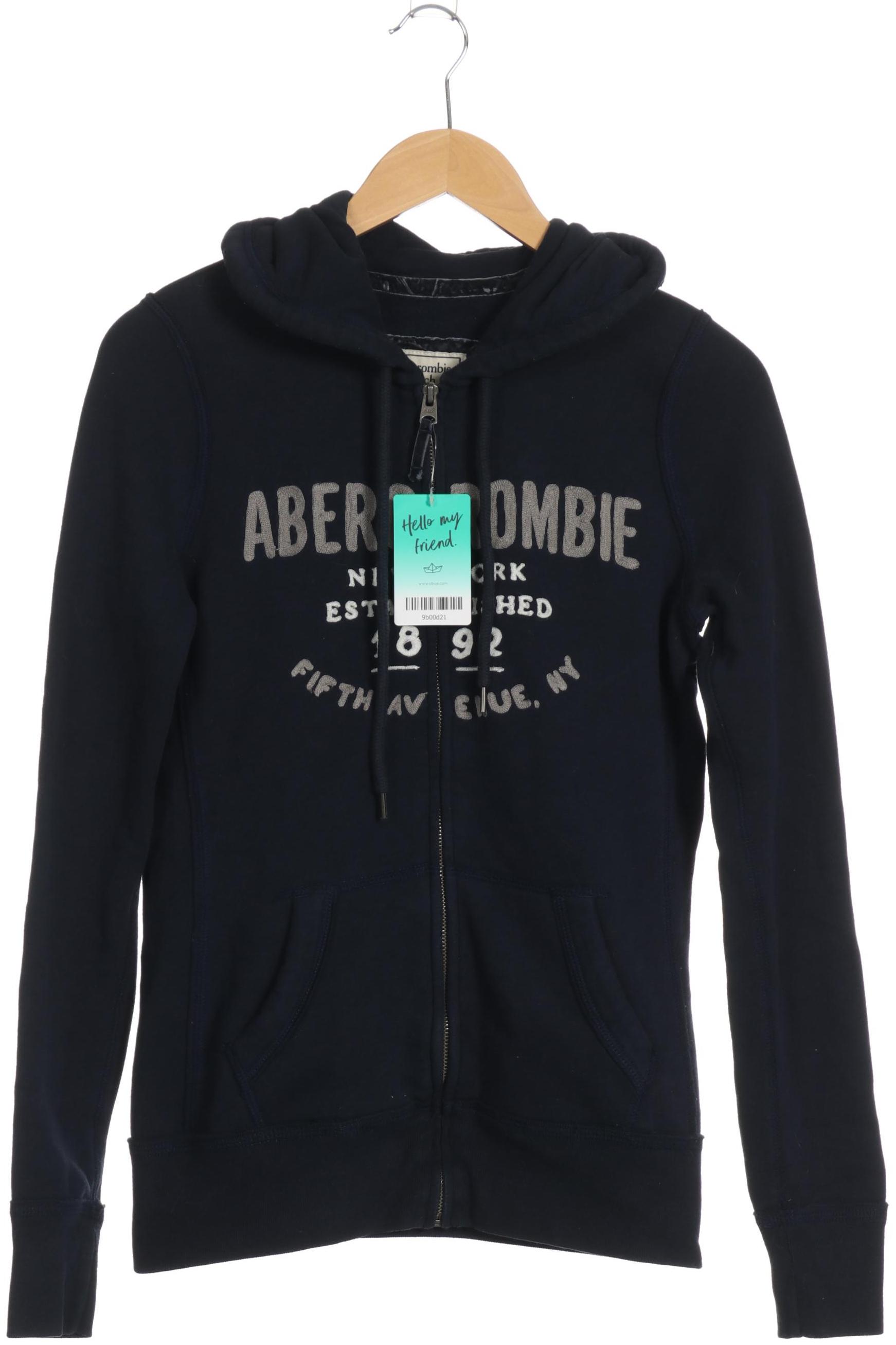 

Abercrombie & Fitch Damen Kapuzenpullover, blau, Gr. 38