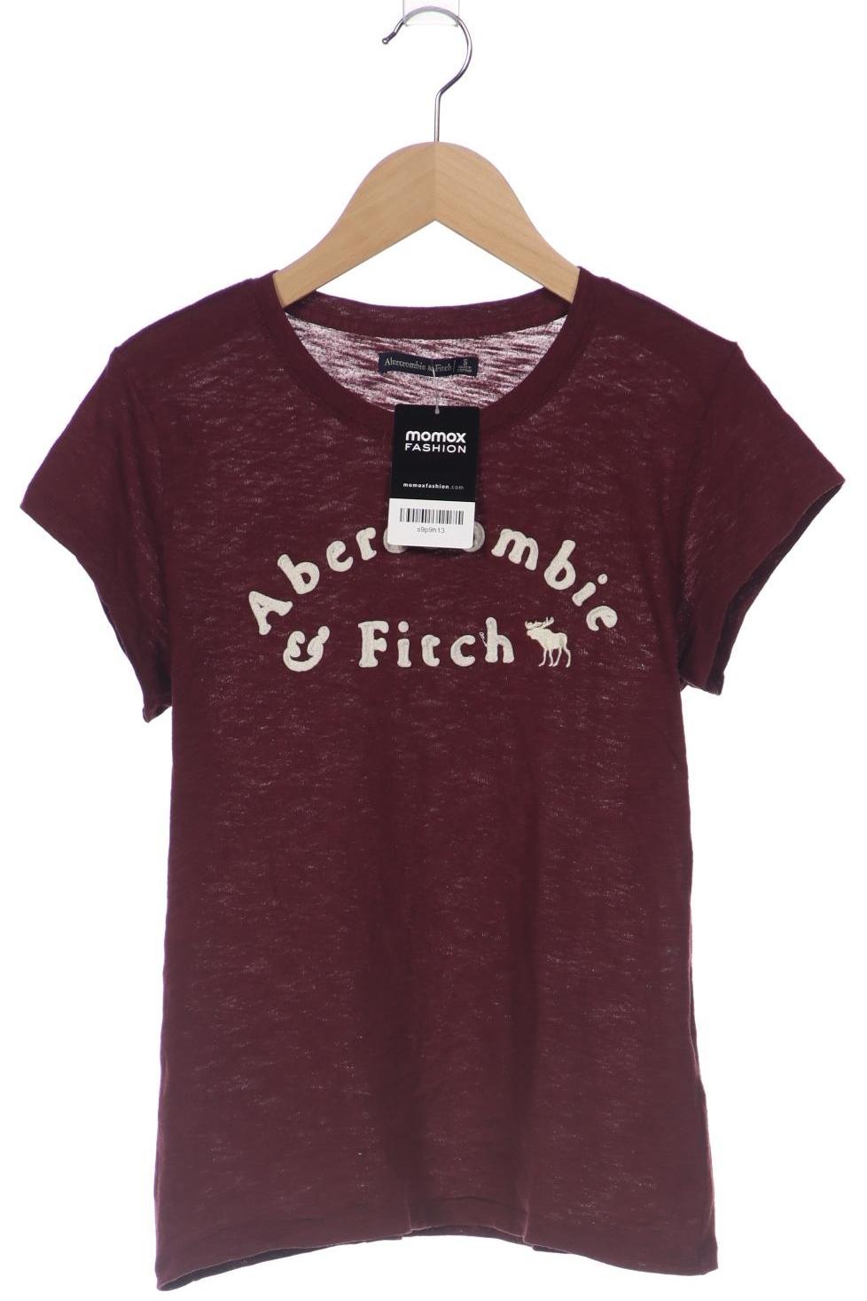

Abercrombie & Fitch Damen T-Shirt, bordeaux, Gr. 36