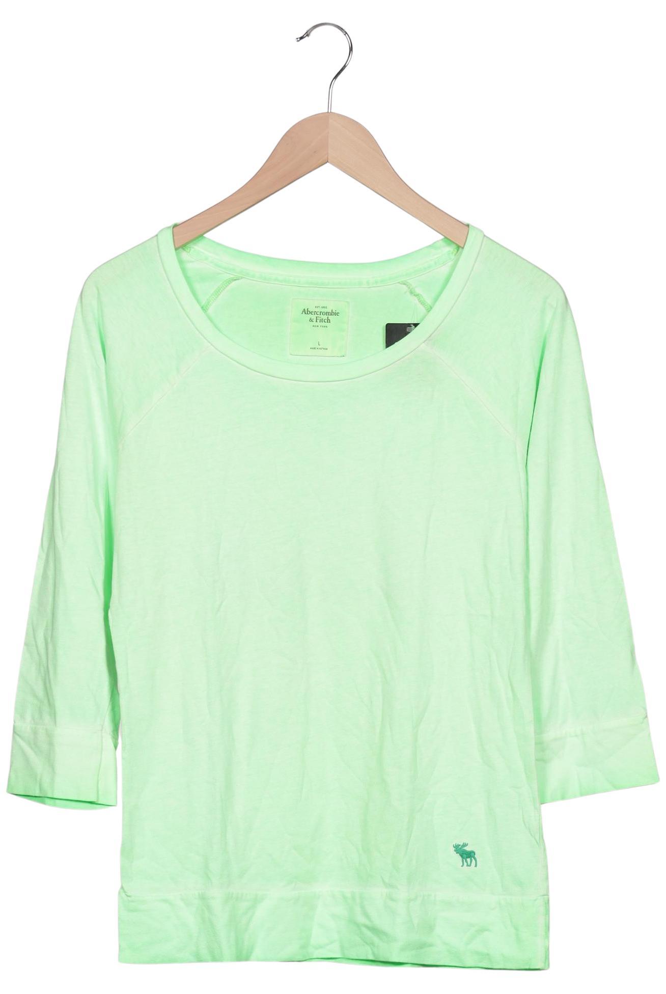 

Abercrombie & Fitch Damen Langarmshirt, neon, Gr. 42
