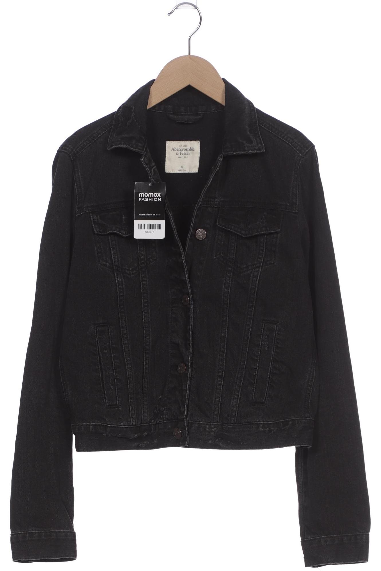 

Abercrombie & Fitch Damen Jacke, schwarz, Gr. 36