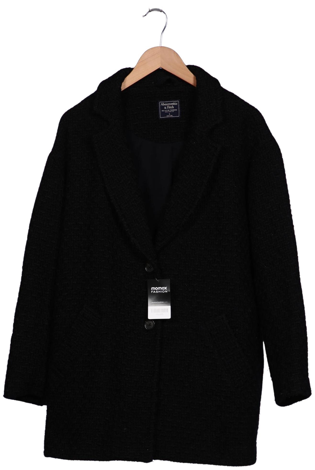 

Abercrombie & Fitch Damen Mantel, schwarz, Gr. 42