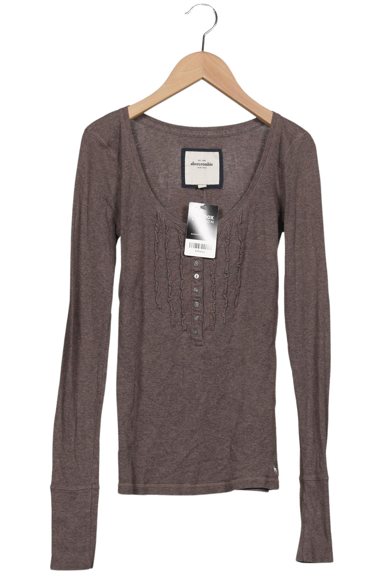 

Abercrombie & Fitch Damen Langarmshirt, braun, Gr. 44