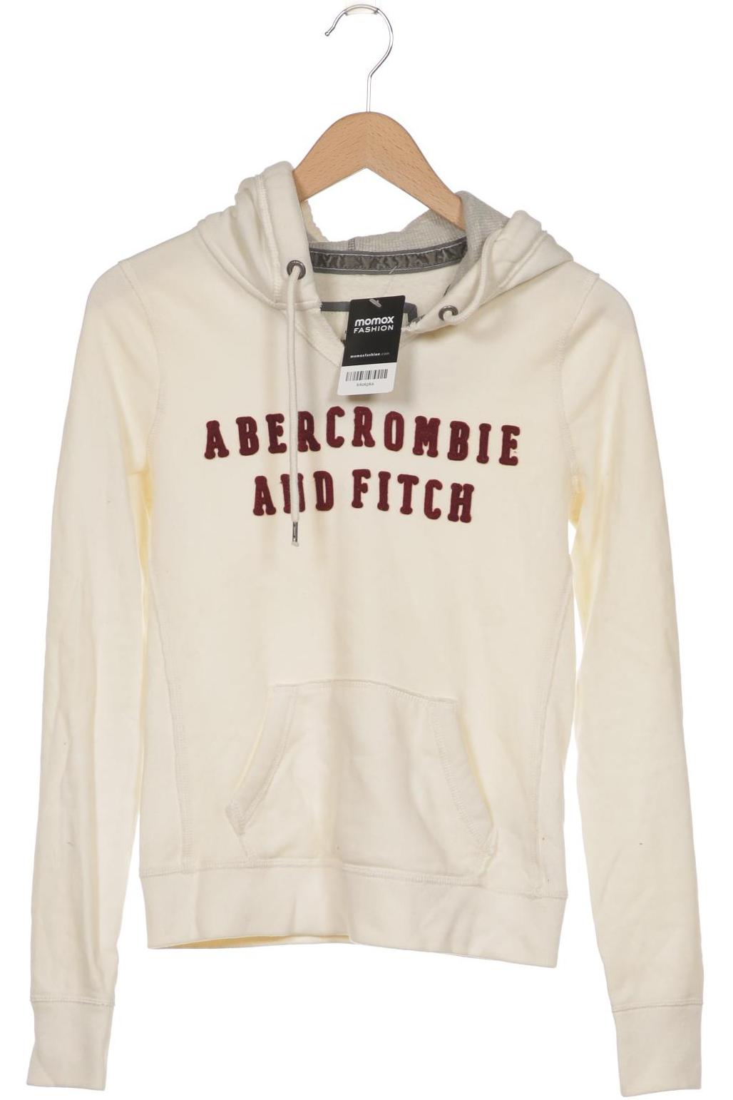 

Abercrombie & Fitch Damen Kapuzenpullover, cremeweiß