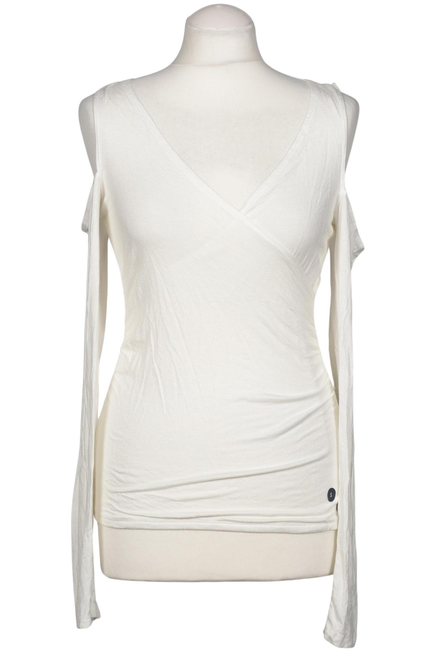 

Abercrombie & Fitch Damen Langarmshirt, weiß, Gr. 36