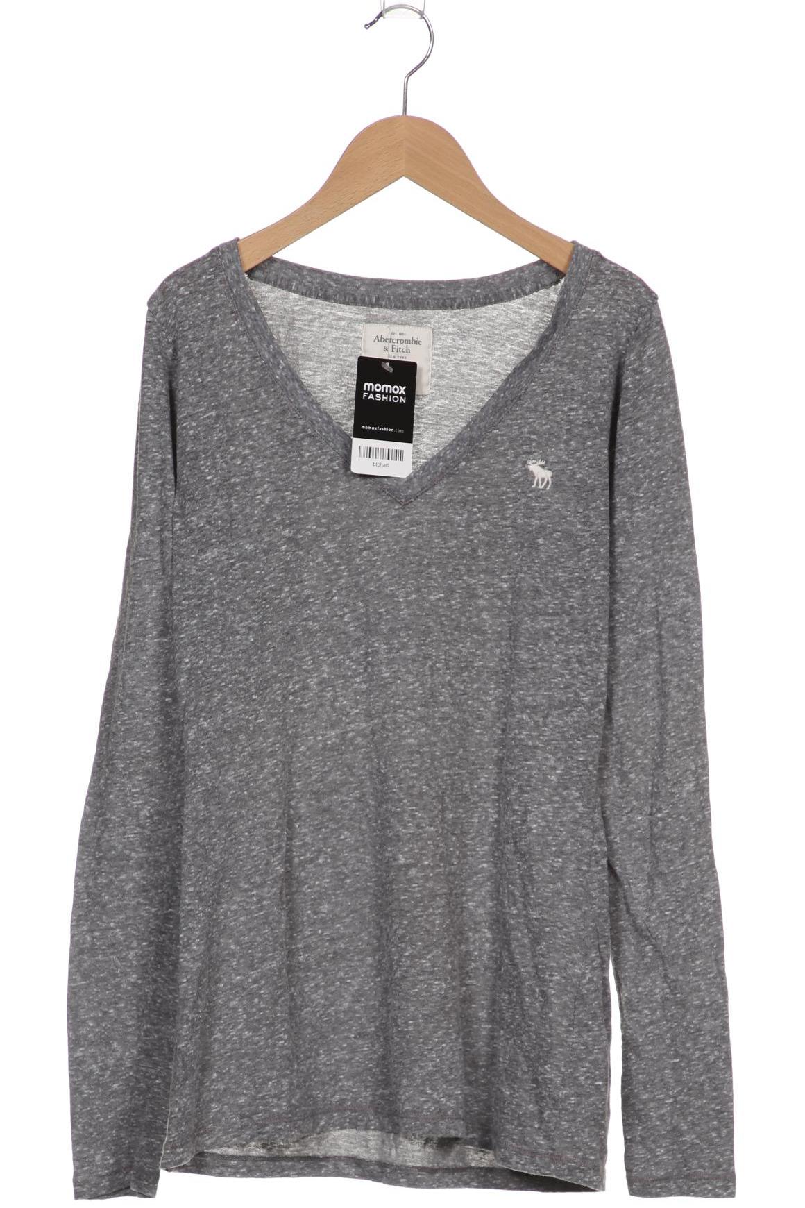 

Abercrombie & Fitch Damen Langarmshirt, grau, Gr. 42