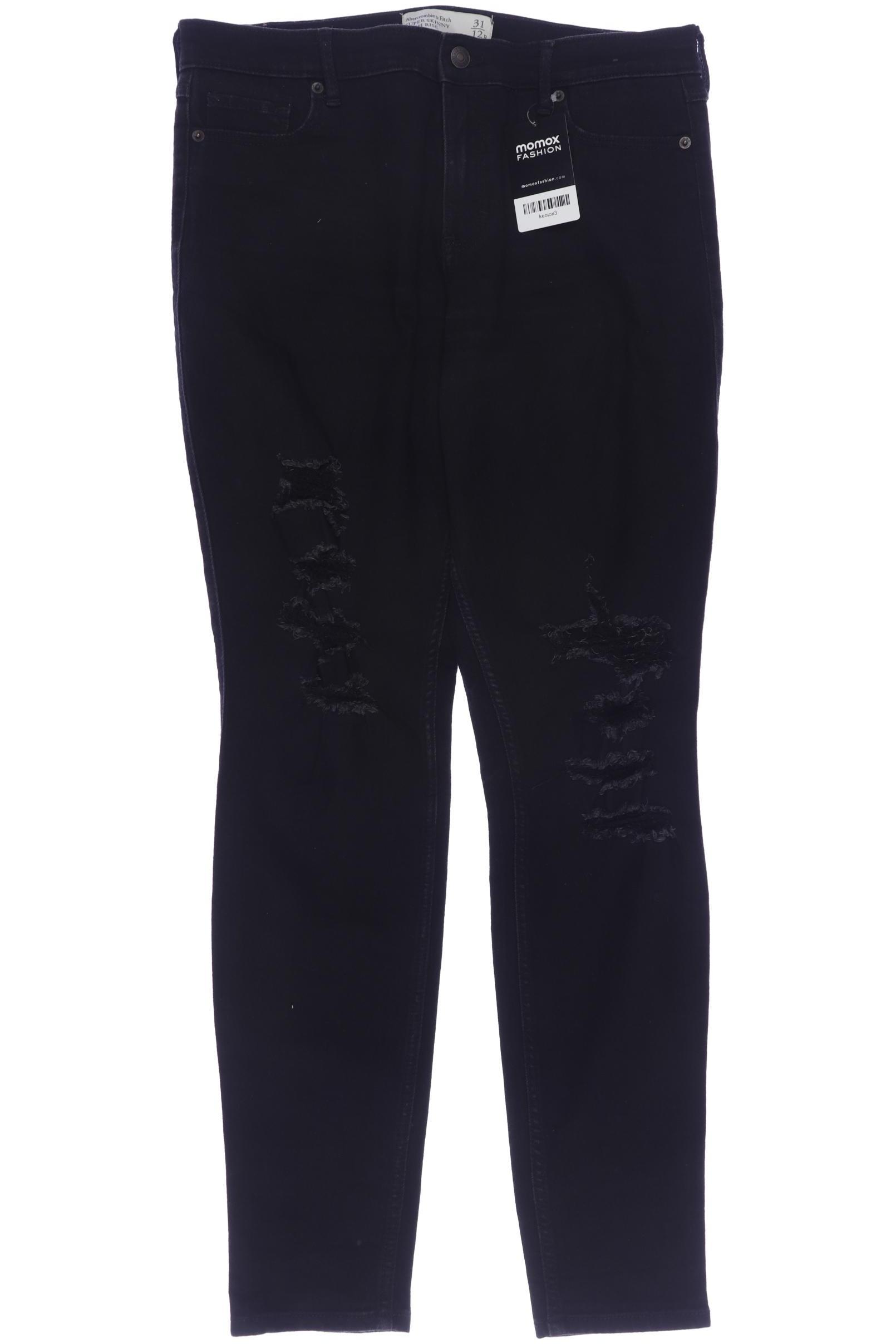 

Abercrombie & Fitch Damen Jeans, schwarz, Gr. 31