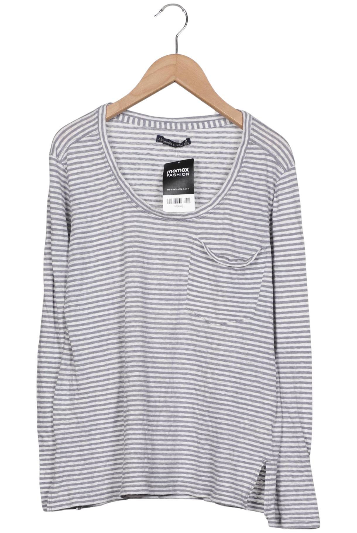

Abercrombie & Fitch Damen Langarmshirt, grau, Gr. 38