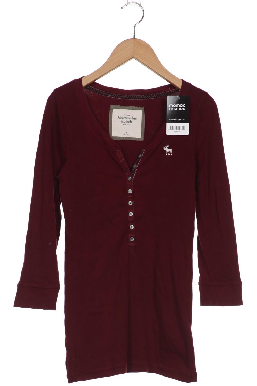 

Abercrombie & Fitch Damen Langarmshirt, bordeaux