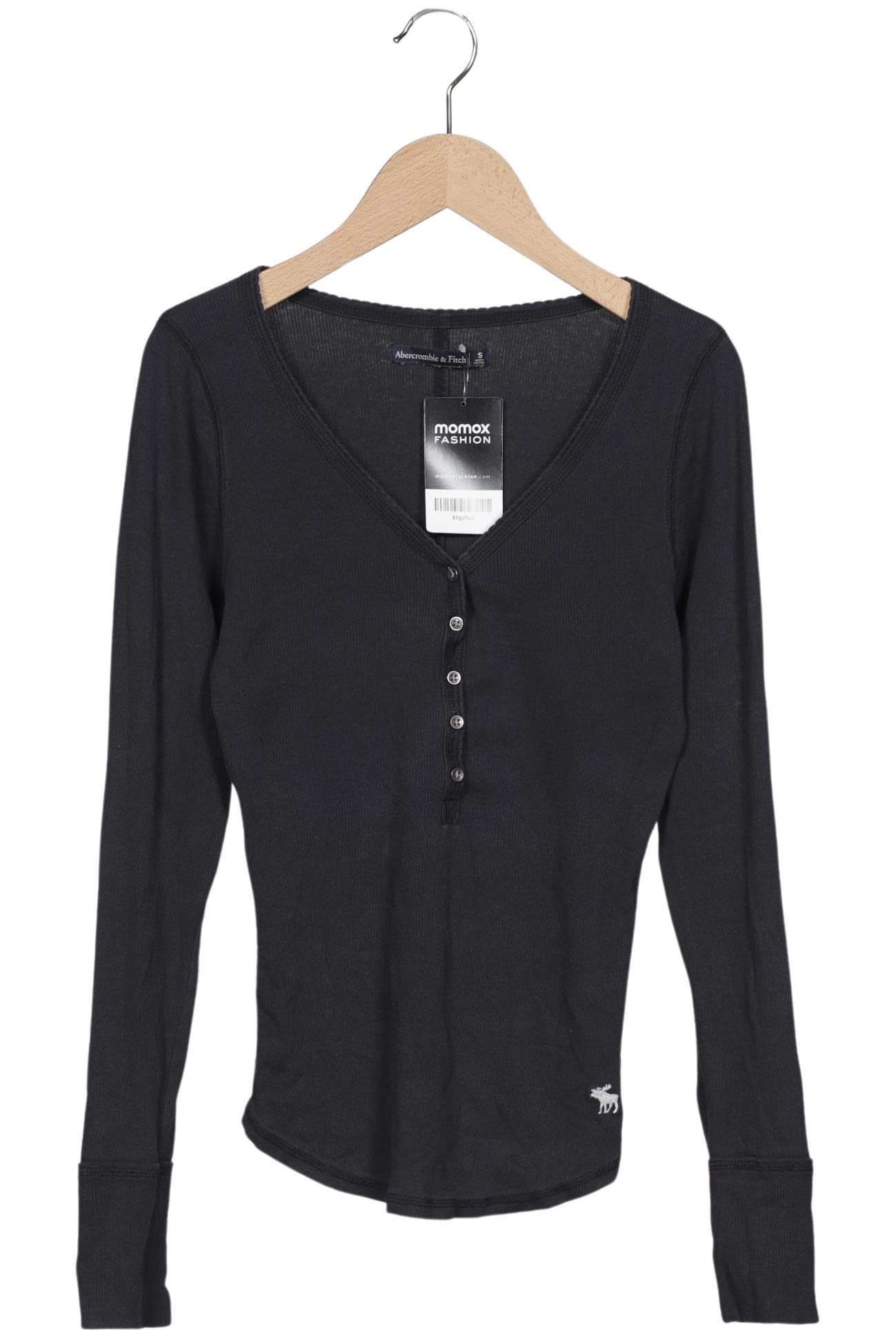 

Abercrombie & Fitch Damen Langarmshirt, schwarz, Gr. 36
