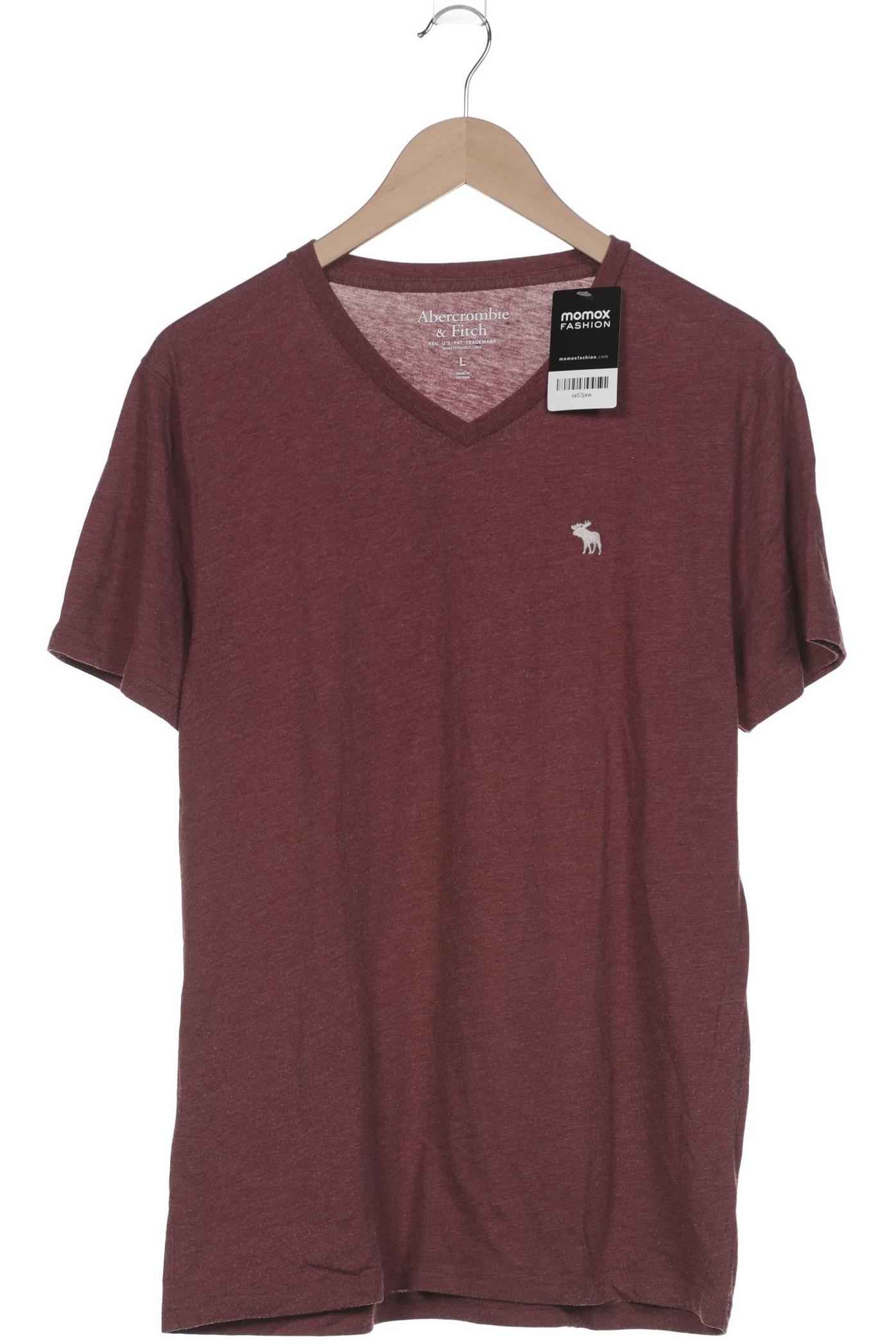 

Abercrombie & Fitch Damen T-Shirt, bordeaux, Gr. 42