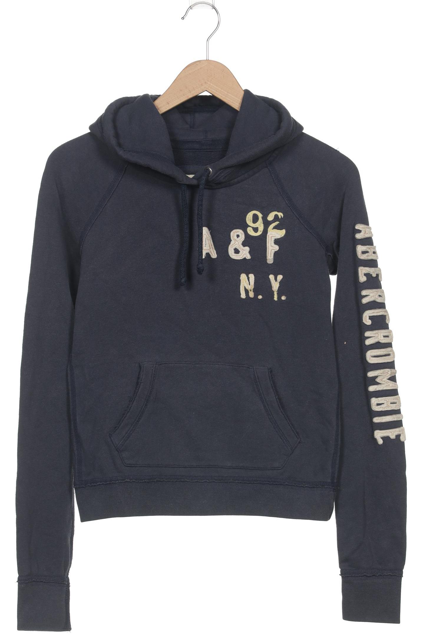 

Abercrombie & Fitch Damen Kapuzenpullover, marineblau, Gr. 36