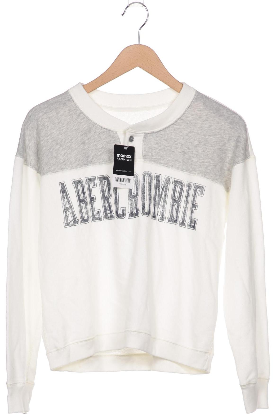 

Abercrombie & Fitch Damen Sweatshirt, weiß, Gr. 36