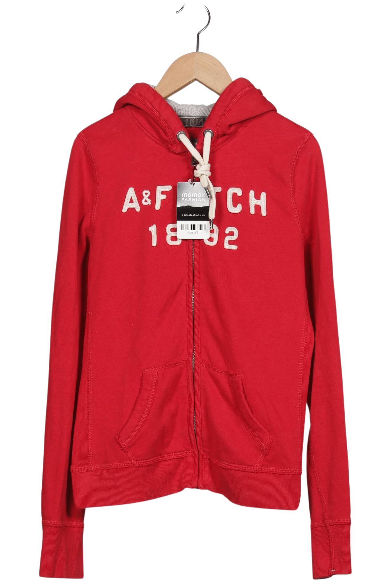 

Abercrombie & Fitch Damen Kapuzenpullover, rot, Gr. 38