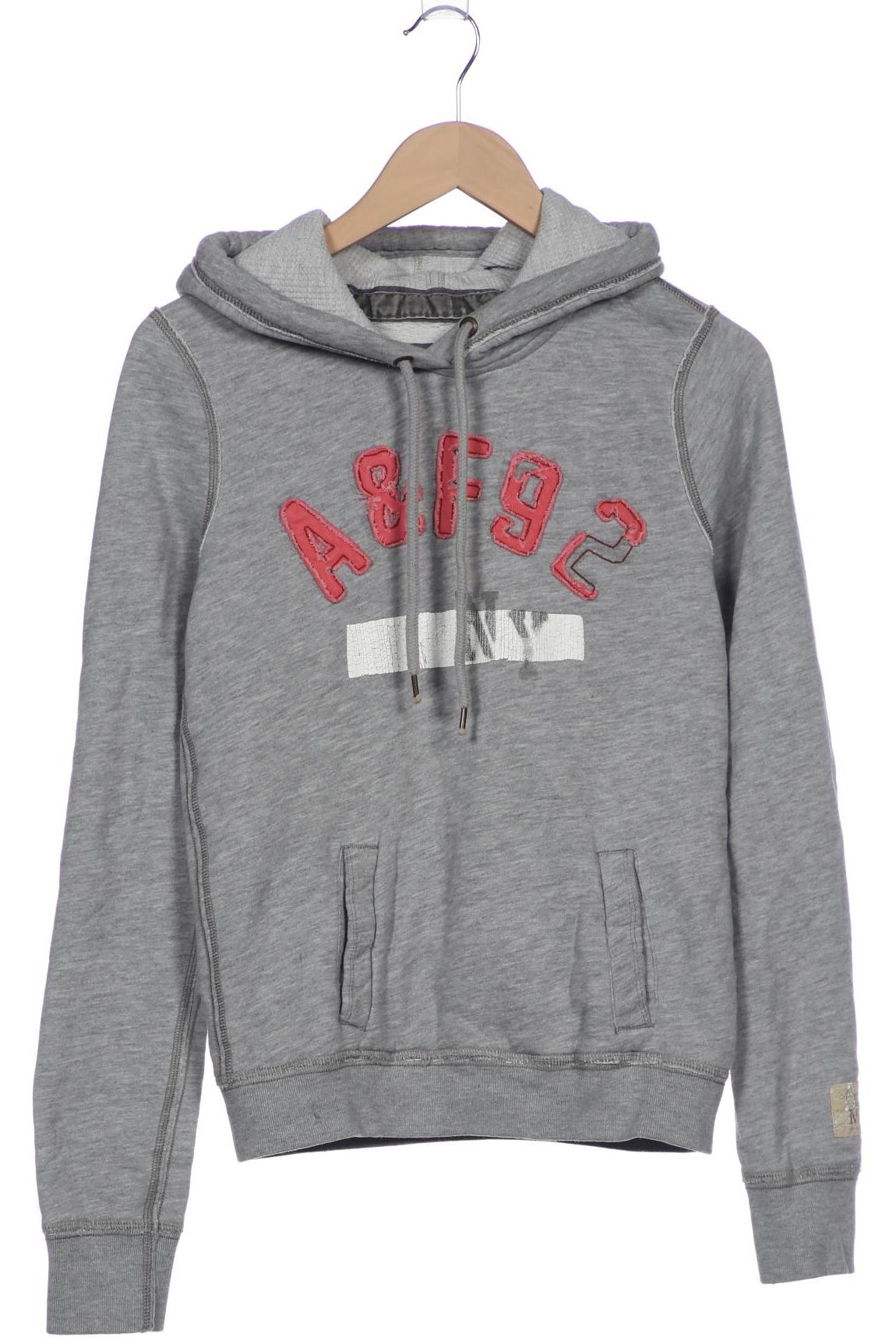 

Abercrombie & Fitch Damen Kapuzenpullover, grau, Gr. 38