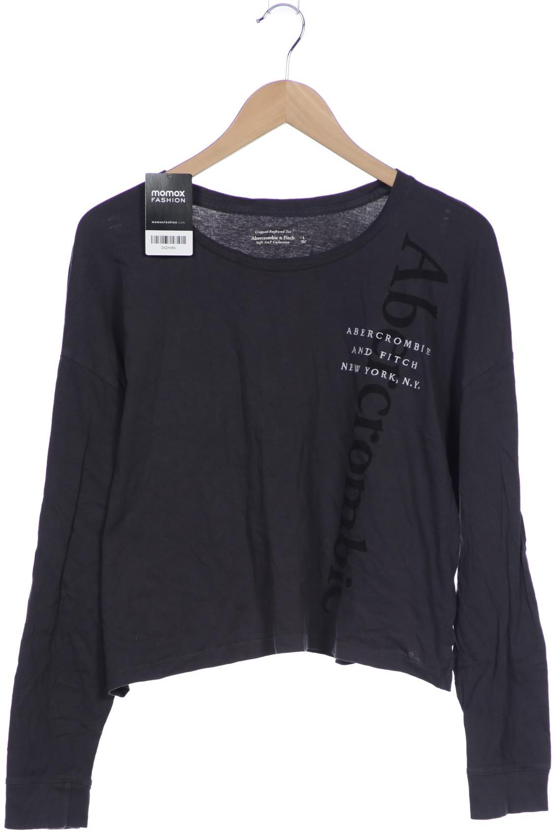 

Abercrombie & Fitch Damen Langarmshirt, grau, Gr. 42