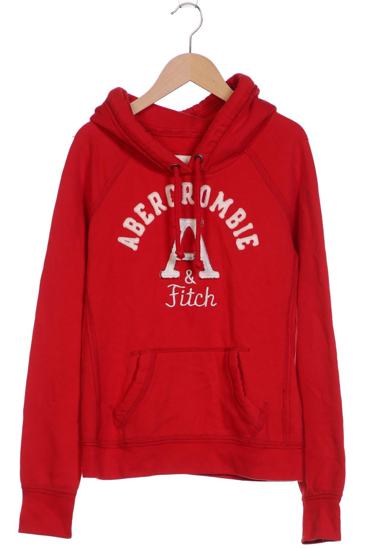 

Abercrombie & Fitch Damen Kapuzenpullover, rot, Gr. 38