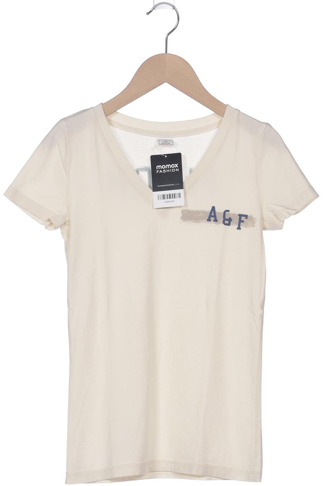 

Abercrombie & Fitch Damen T-Shirt, cremeweiß, Gr. 36