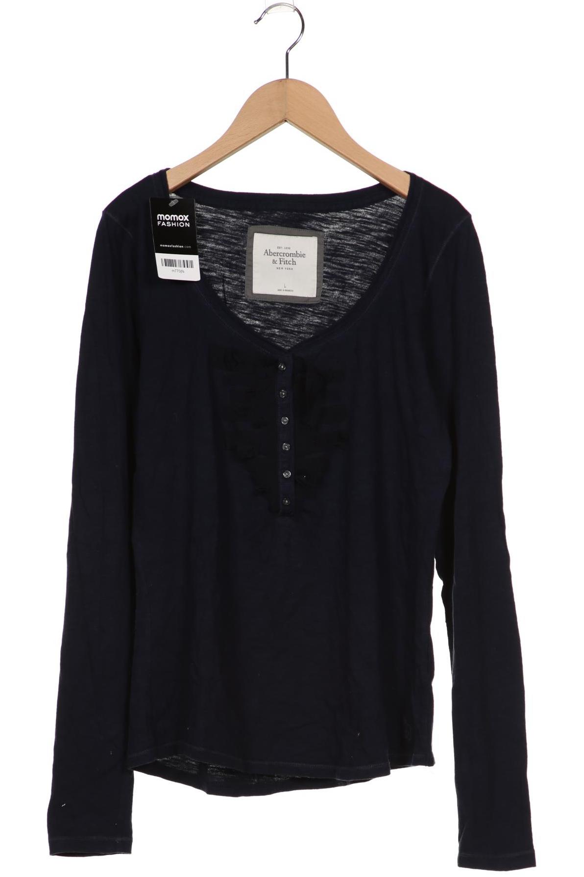 

Abercrombie & Fitch Damen Langarmshirt, marineblau