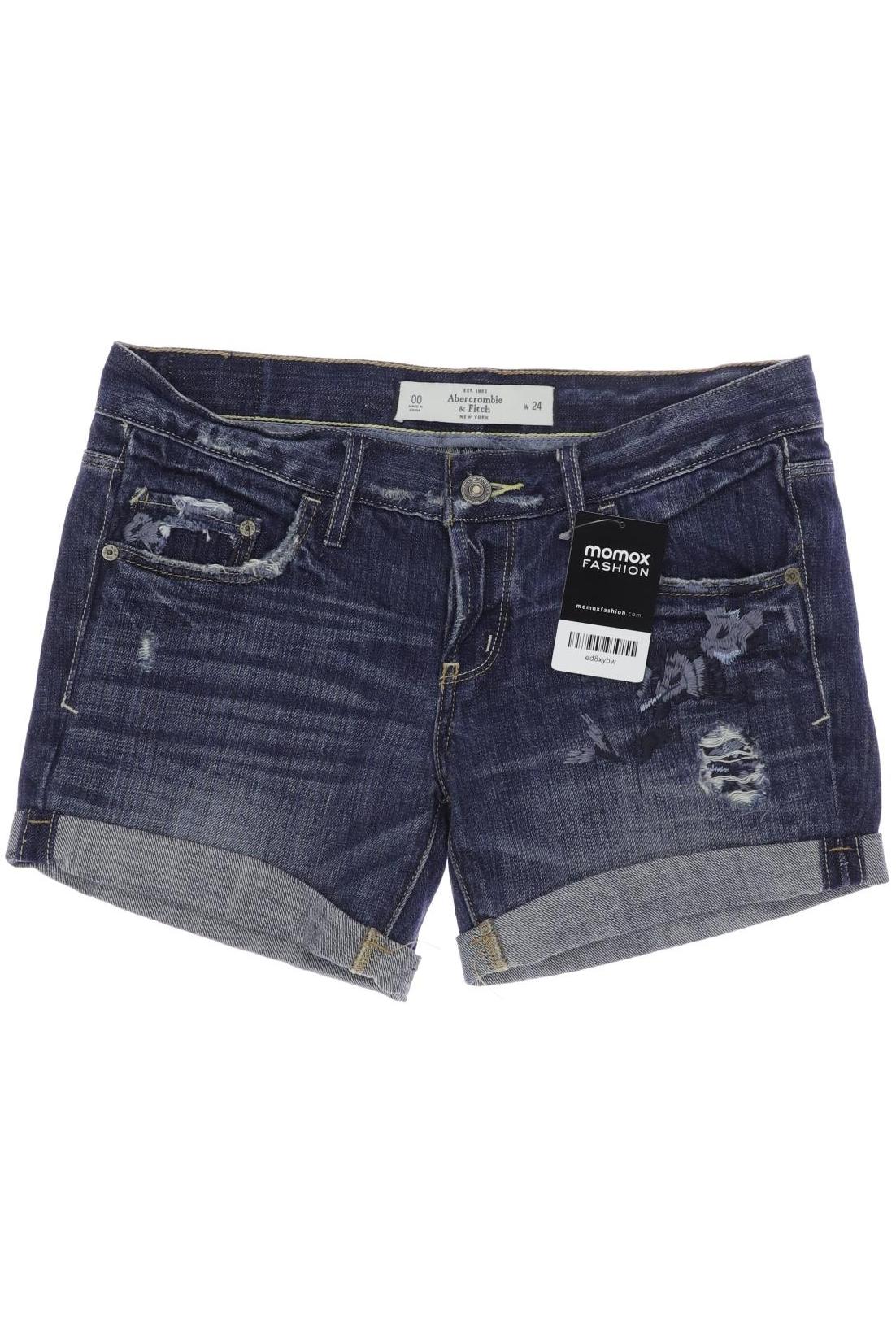 

Abercrombie & Fitch Damen Shorts, marineblau, Gr. 24