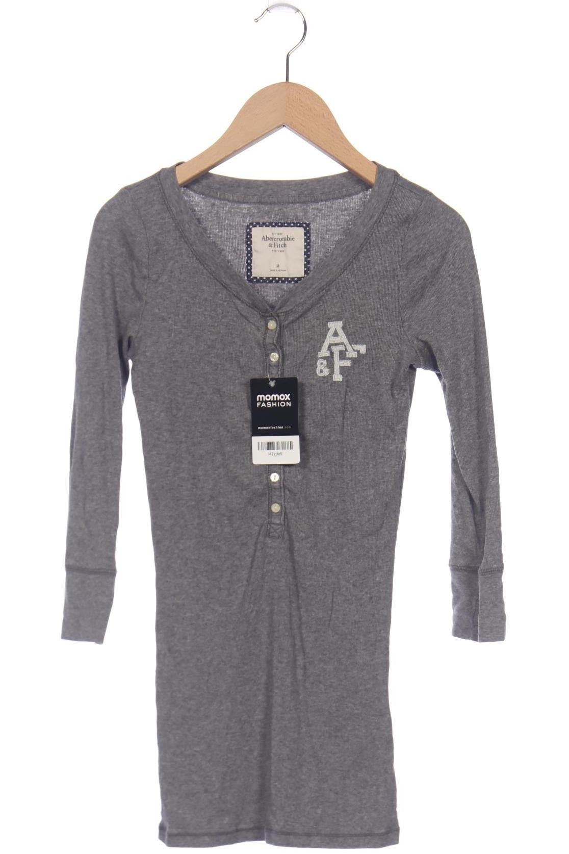 

Abercrombie & Fitch Damen Langarmshirt, grau, Gr. 38