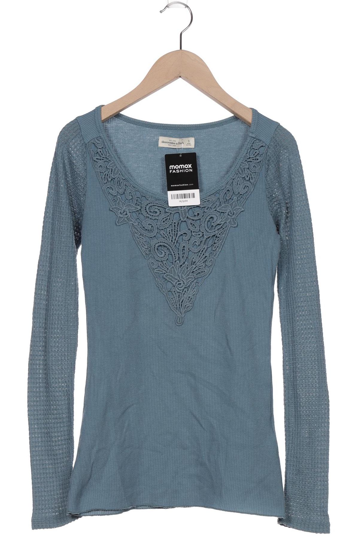 

Abercrombie & Fitch Damen Langarmshirt, blau