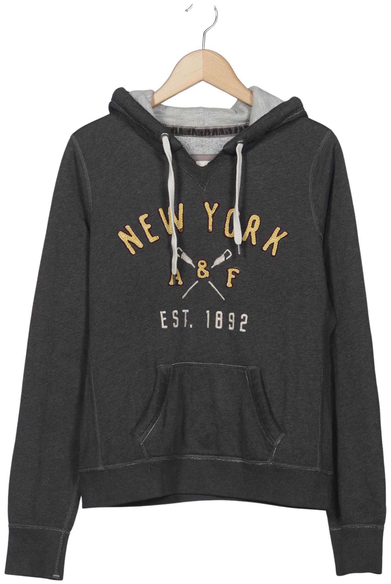 

Abercrombie & Fitch Damen Kapuzenpullover, grau, Gr. 42