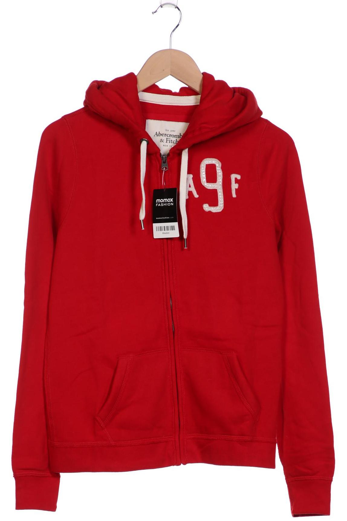 

Abercrombie & Fitch Damen Kapuzenpullover, rot, Gr. 42