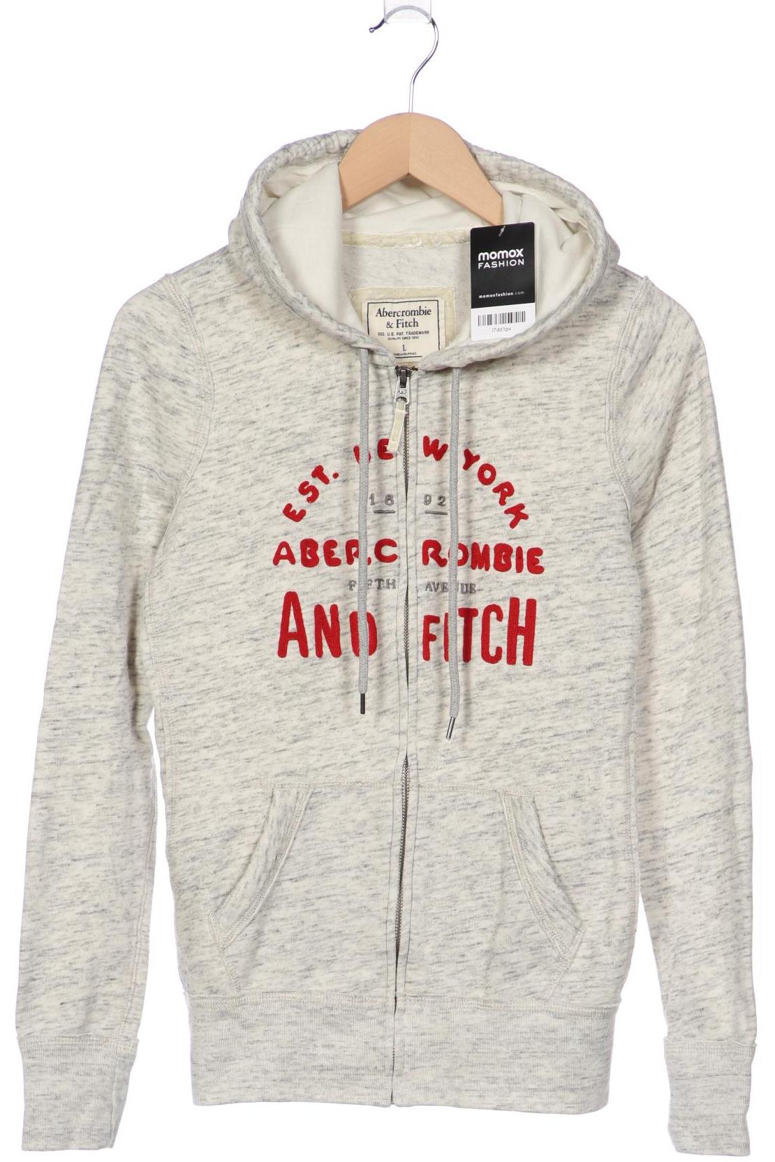 

Abercrombie & Fitch Damen Kapuzenpullover, grau