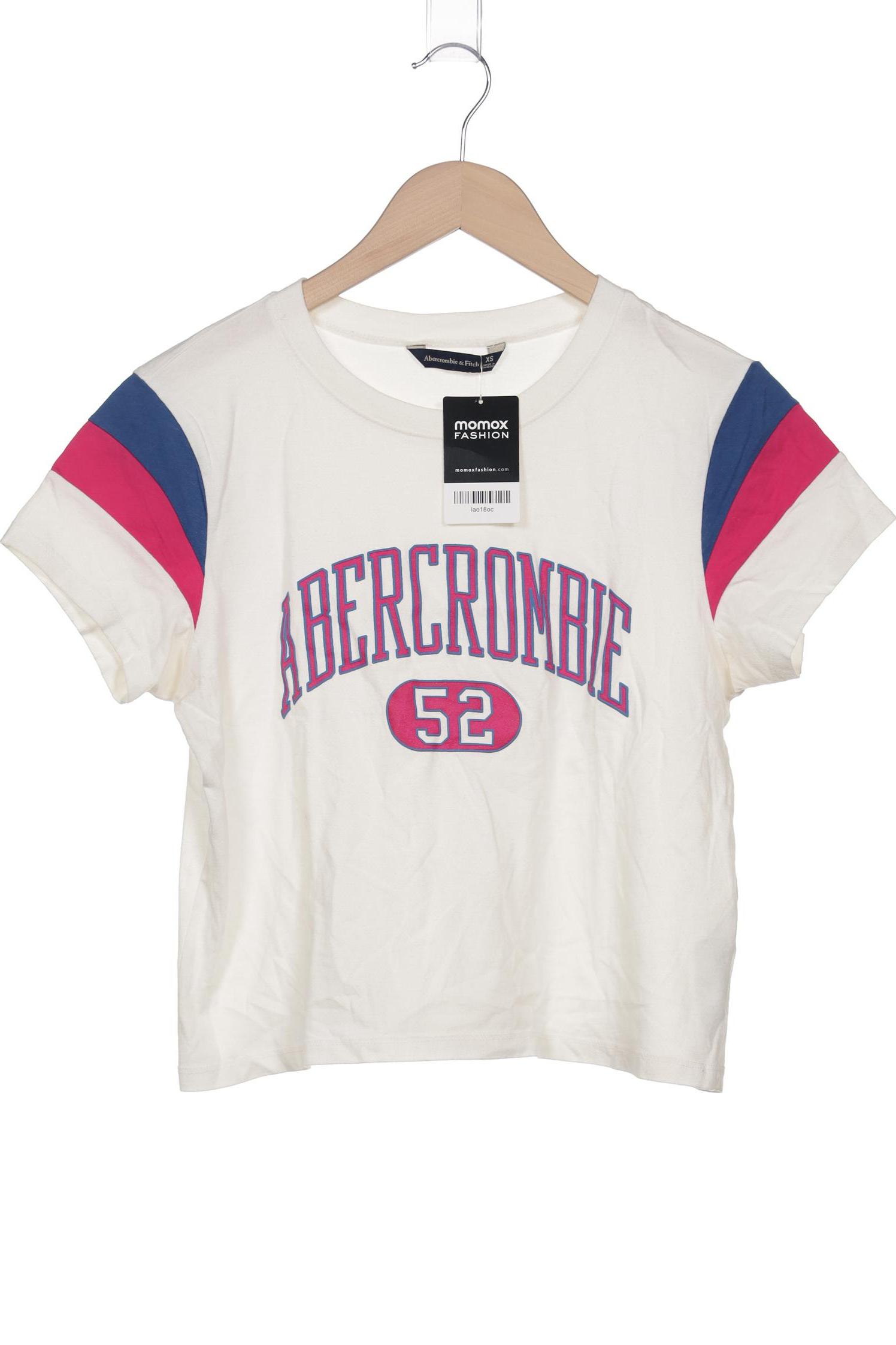 

Abercrombie & Fitch Damen T-Shirt, cremeweiß, Gr. 34