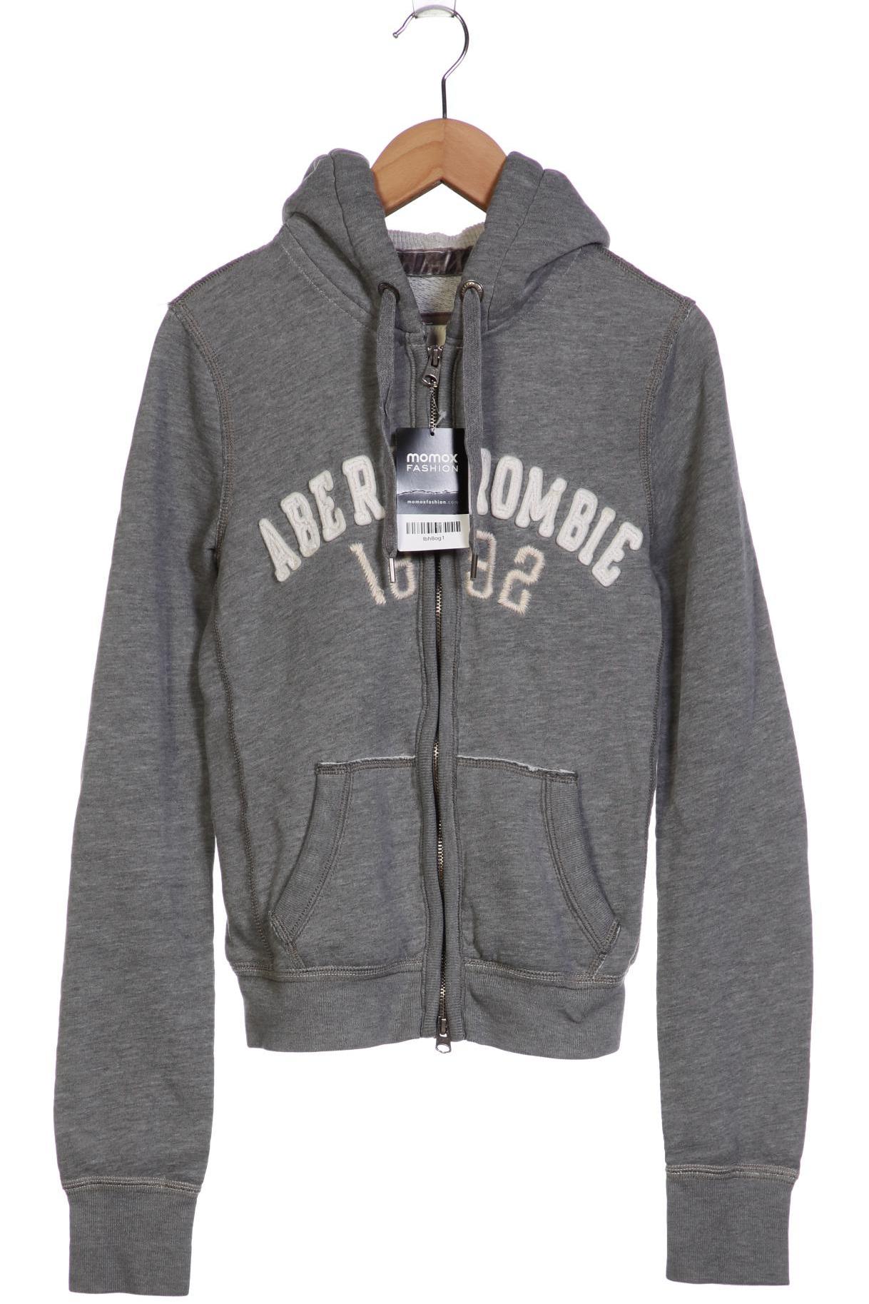 

Abercrombie & Fitch Damen Kapuzenpullover, grau, Gr. 36