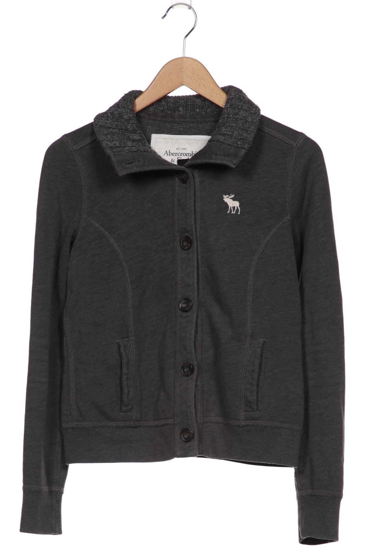 

Abercrombie & Fitch Damen Strickjacke, grau