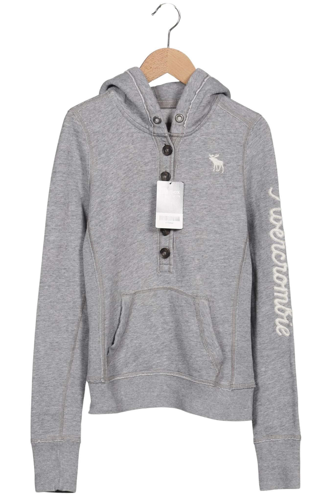 

Abercrombie & Fitch Damen Kapuzenpullover, grau, Gr. 36
