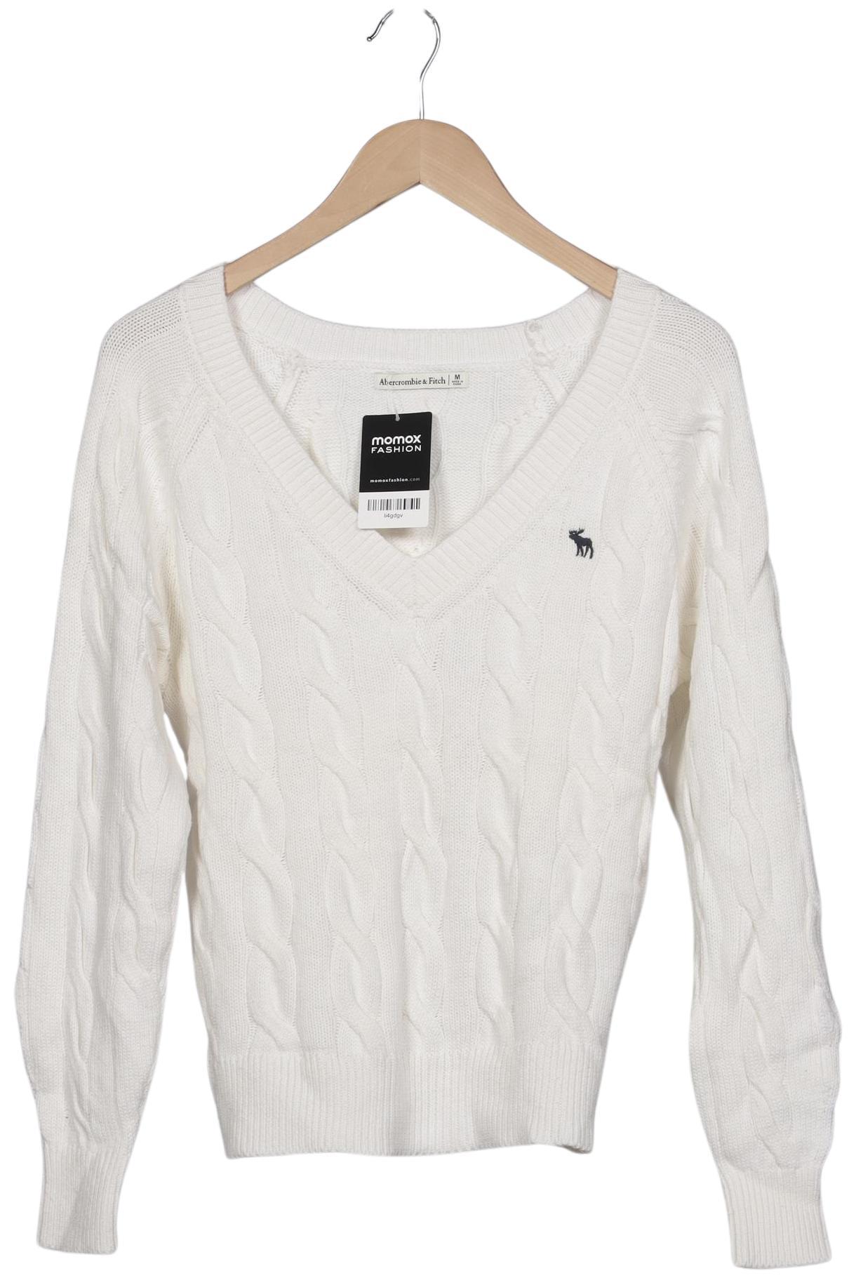 

Abercrombie & Fitch Damen Pullover, weiß, Gr. 38