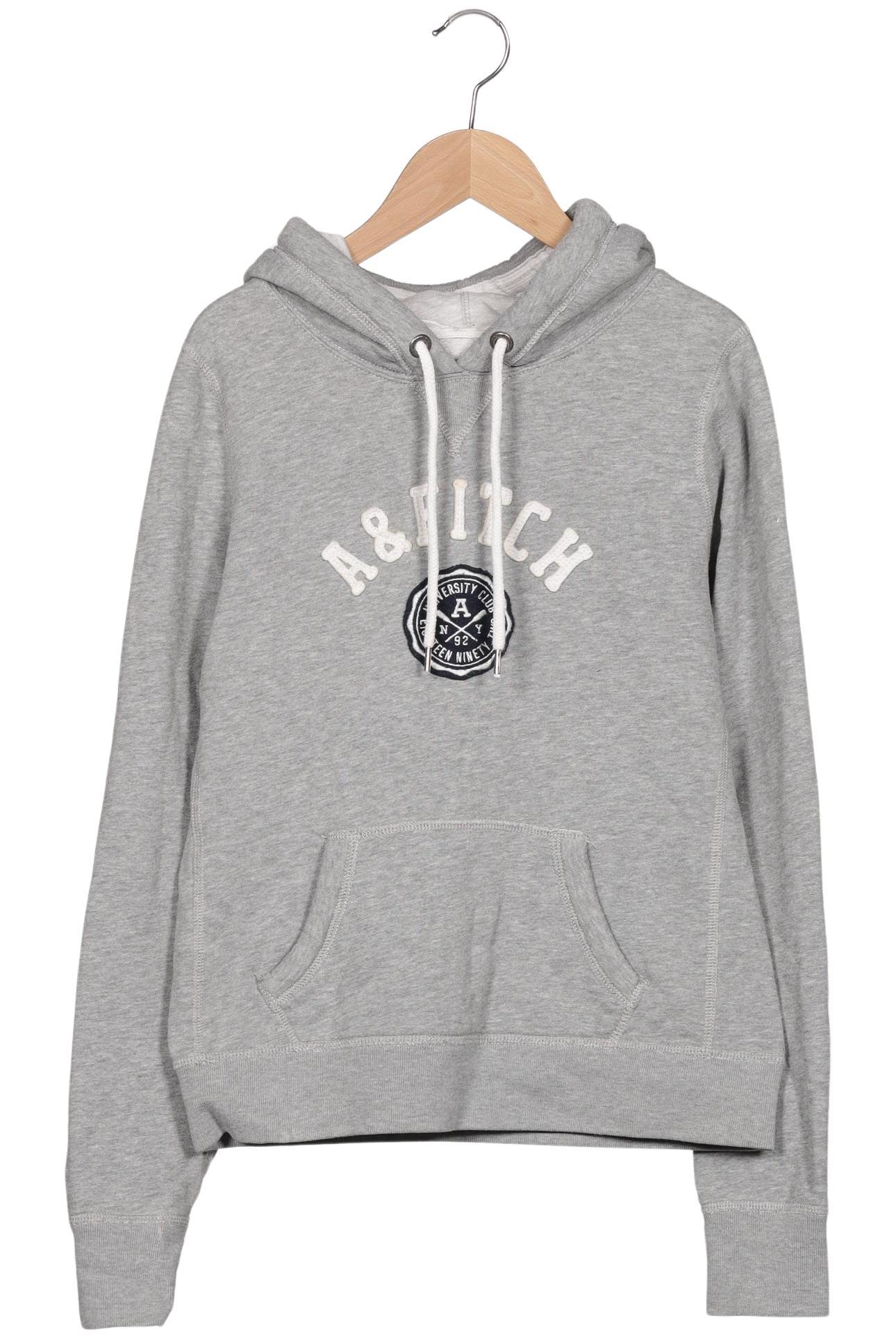 

Abercrombie & Fitch Damen Kapuzenpullover, grau, Gr. 38