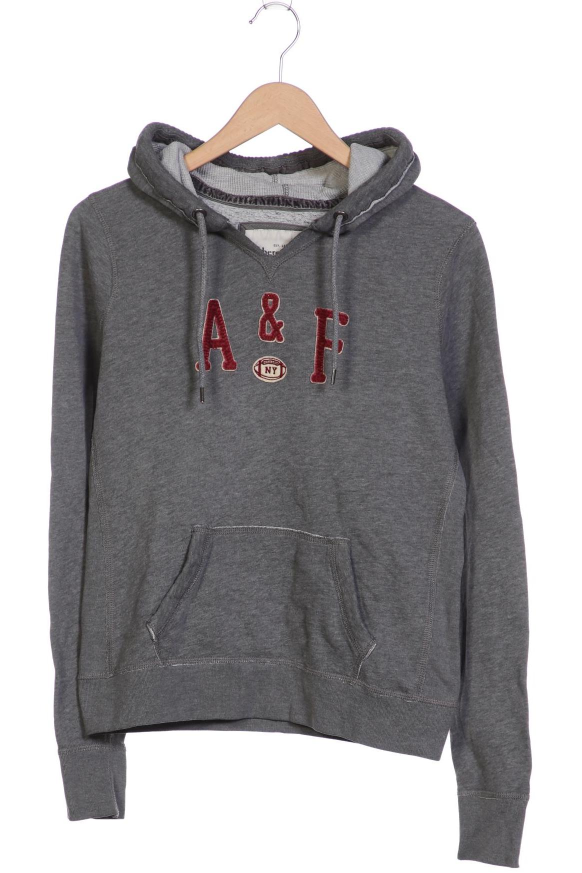 

Abercrombie & Fitch Damen Kapuzenpullover, grau, Gr. 42