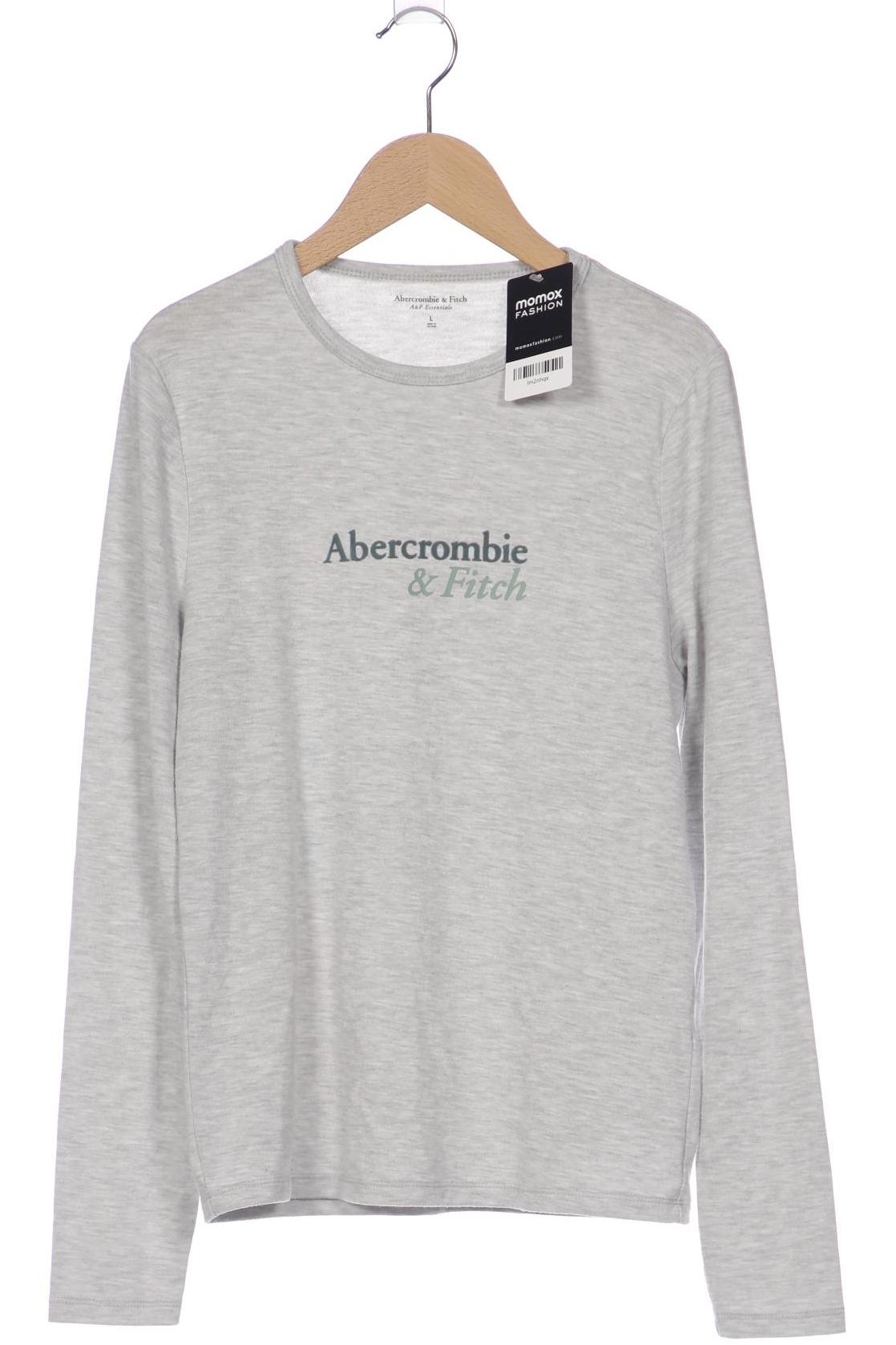 

Abercrombie & Fitch Damen Langarmshirt, grau, Gr. 42