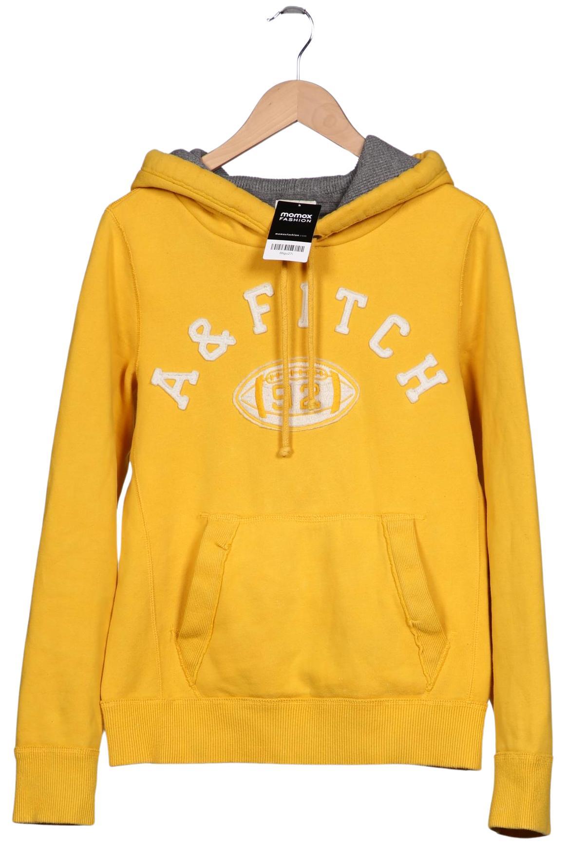 

Abercrombie & Fitch Damen Kapuzenpullover, gelb, Gr. 38