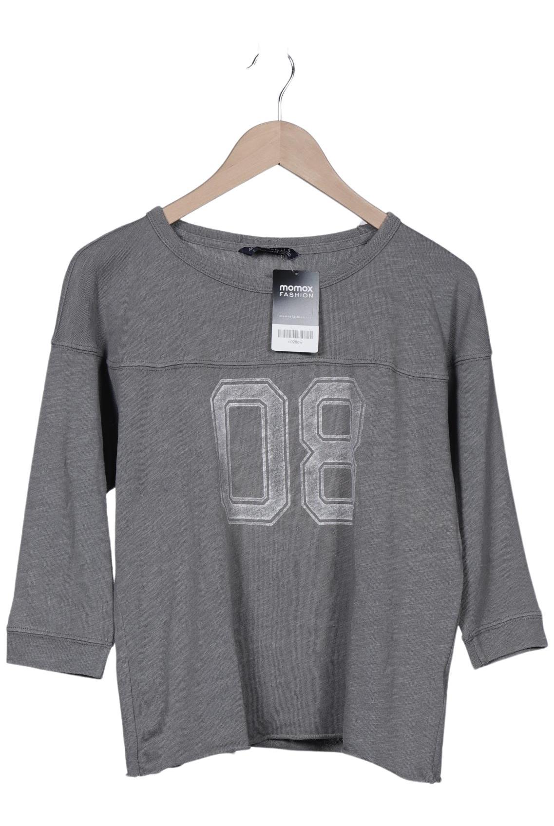 

Abercrombie & Fitch Damen Langarmshirt, grau, Gr. 36