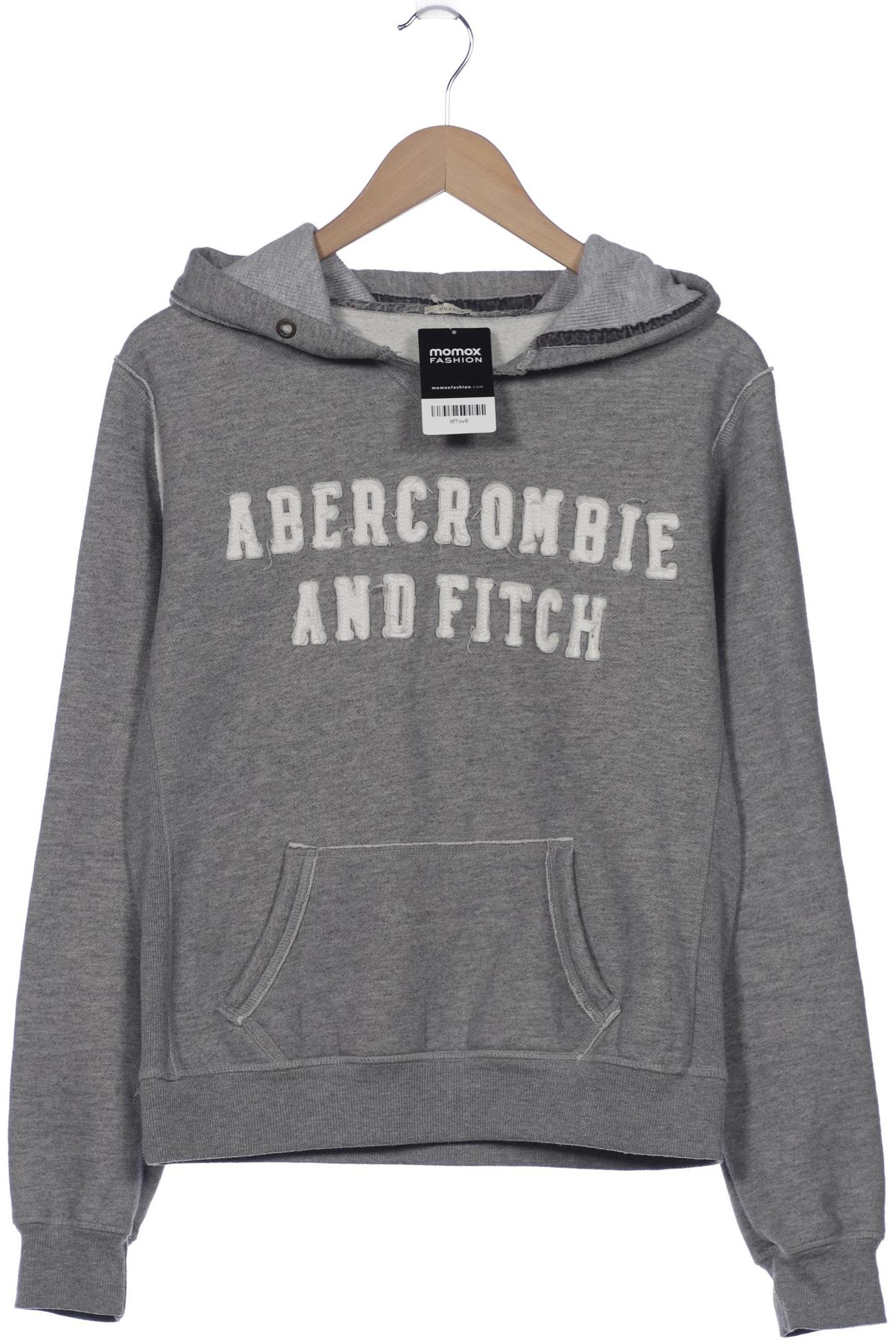 

Abercrombie & Fitch Damen Kapuzenpullover, grau