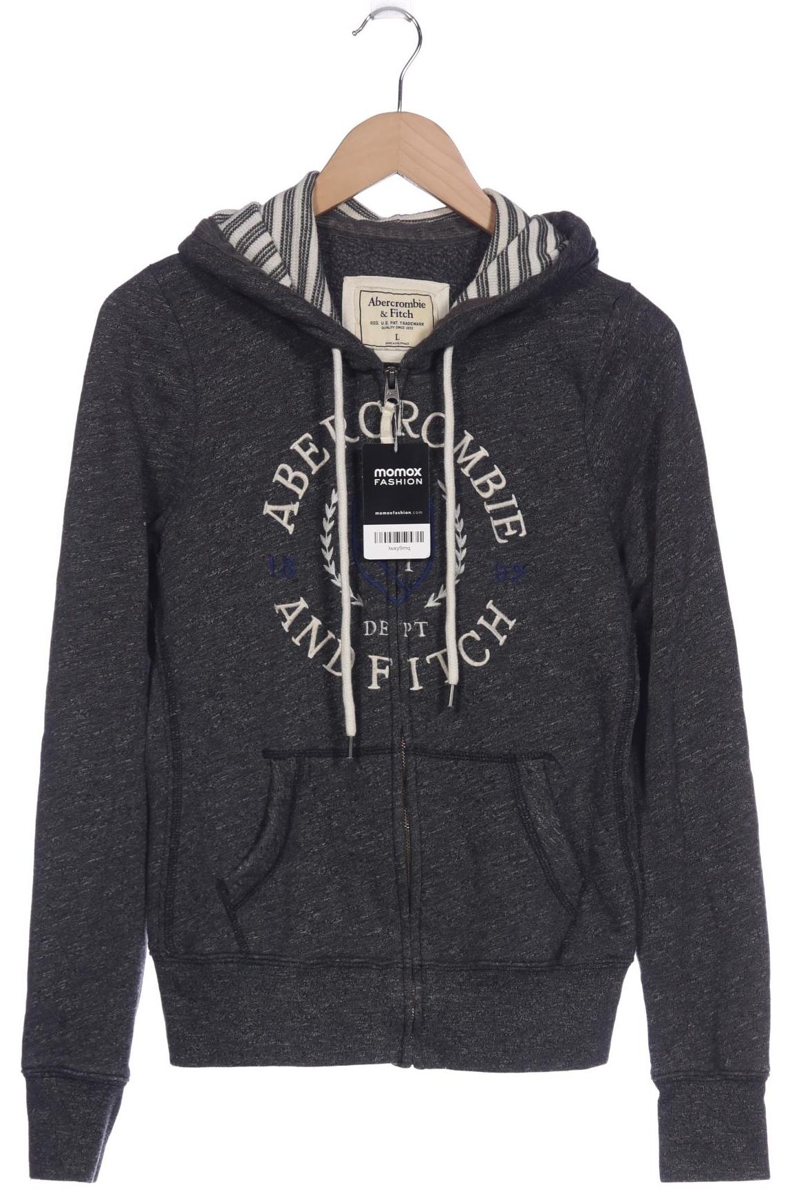 

Abercrombie & Fitch Damen Kapuzenpullover, grau, Gr. 42