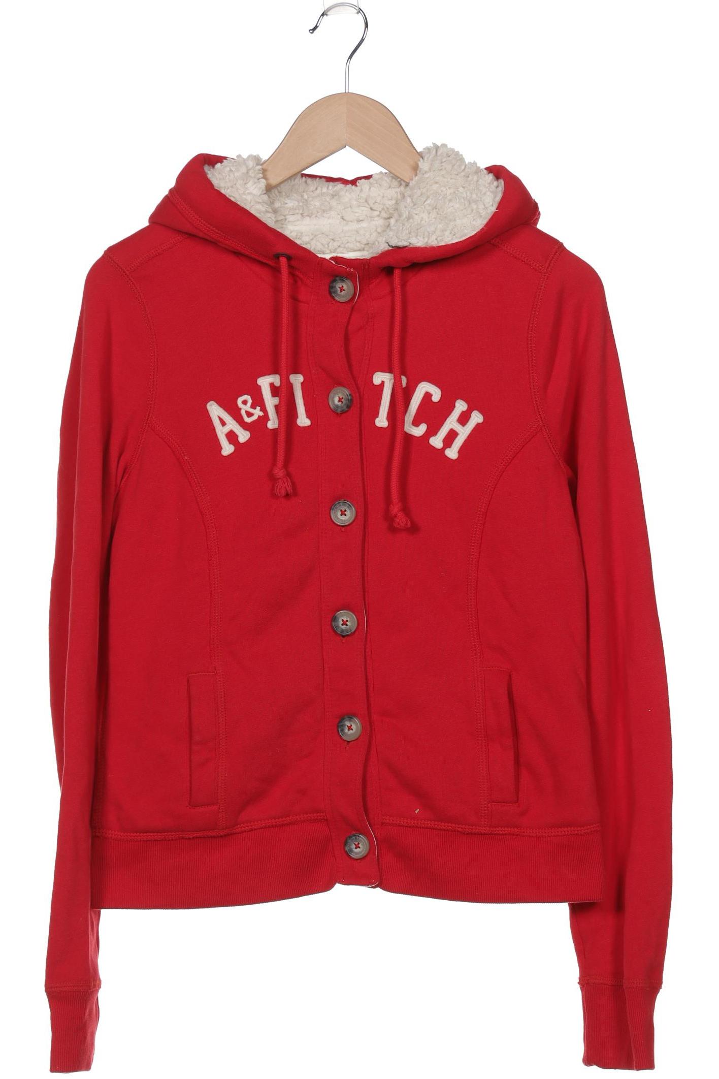 

Abercrombie & Fitch Damen Kapuzenpullover, rot, Gr. 42