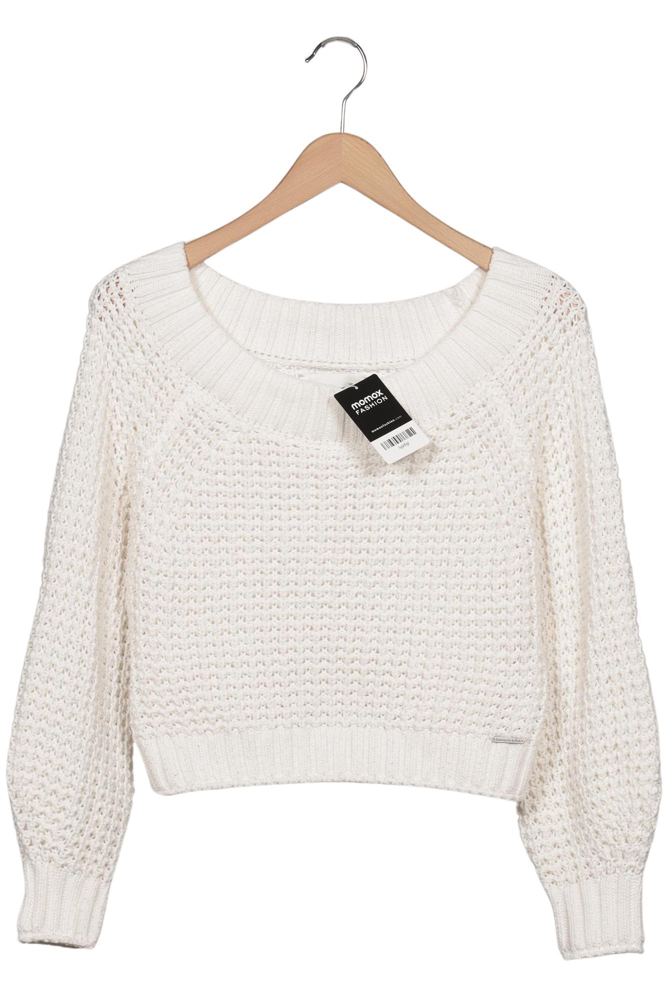 

Abercrombie & Fitch Damen Pullover, cremeweiß, Gr. 32