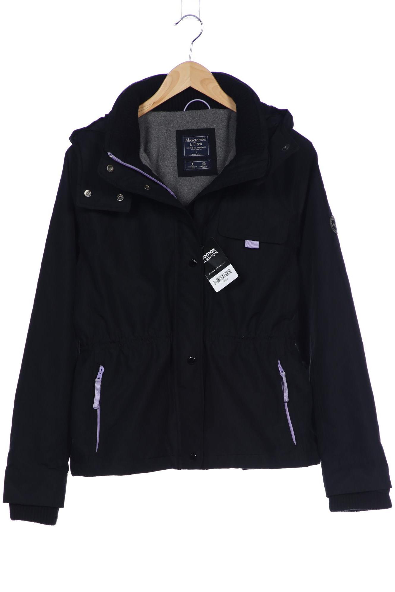 

Abercrombie & Fitch Damen Jacke, schwarz, Gr. 42